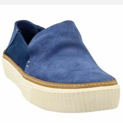 TOM'S Original Blue Suede Shoes Women's Size 8.5 Sneakers