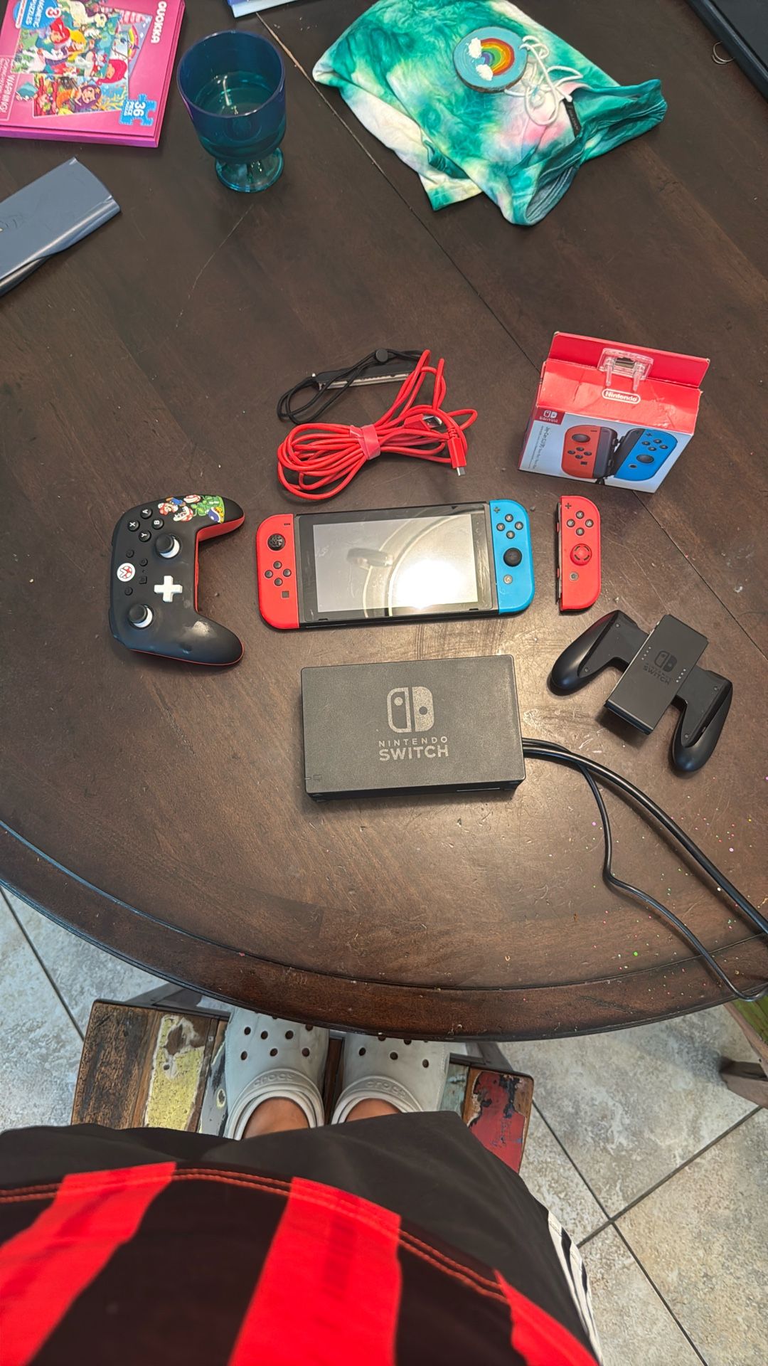 Nintendo Switch With Accessories