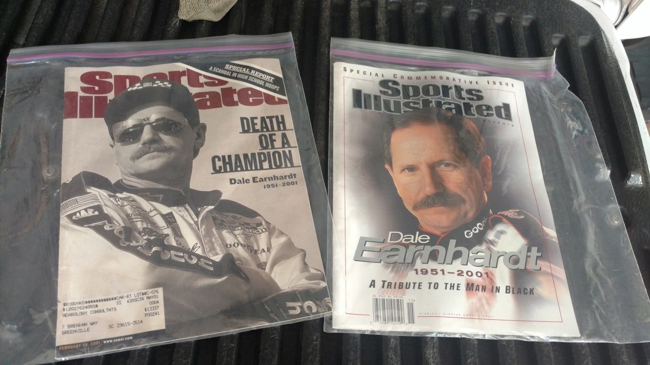 Collectors edition Dale Earnhardt sports illustrated