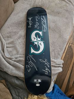 Signed Seattle Mariners Element Skateboard Deck - JSA Authenticated
