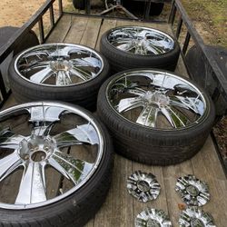 24” Chrome Rims