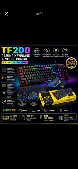 TF200 Gaming Keyboard & Mouse Combo