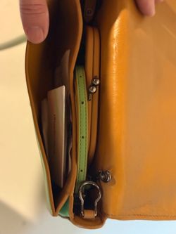 COACH DK-20215 Shoulder Bag Leather Pistachio Green Crossbody 25cm Turn Lock