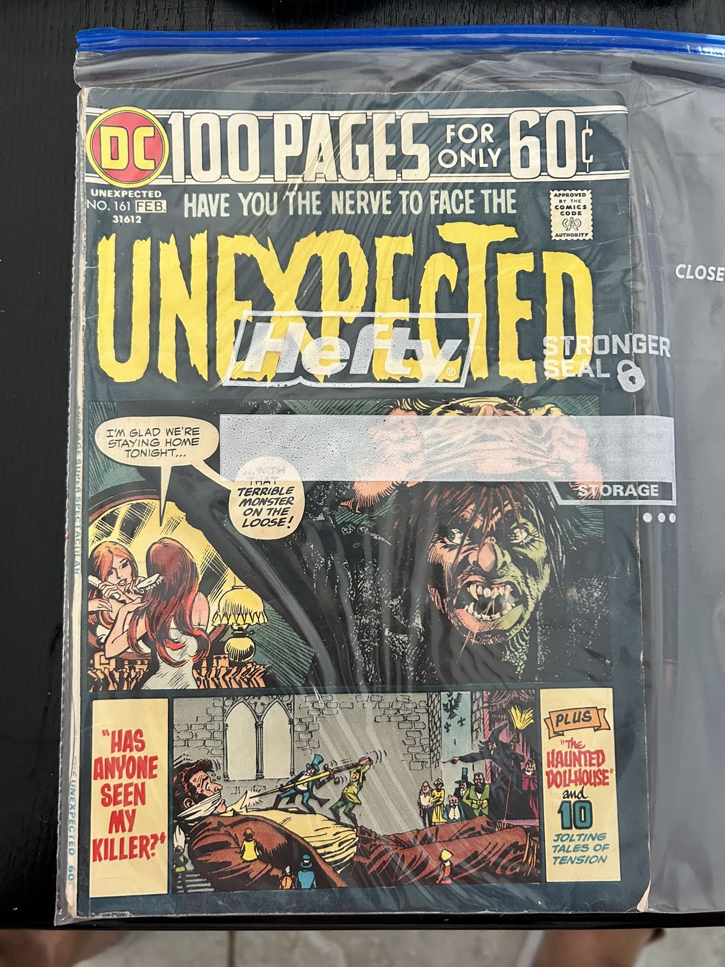 Tales of the Unexpected #161 1975 DC Horror Anthology "Has anyone seen my killer"