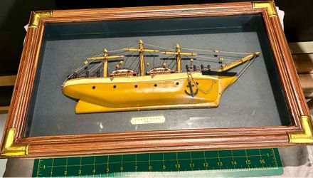 Vintage Cutty Sark 1869 3D Framed Ship Shadow Box