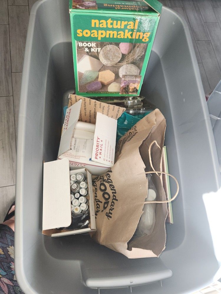 Lot Of Soap Making Items