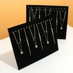 Brand New Black Velvet Jewelry Displays
