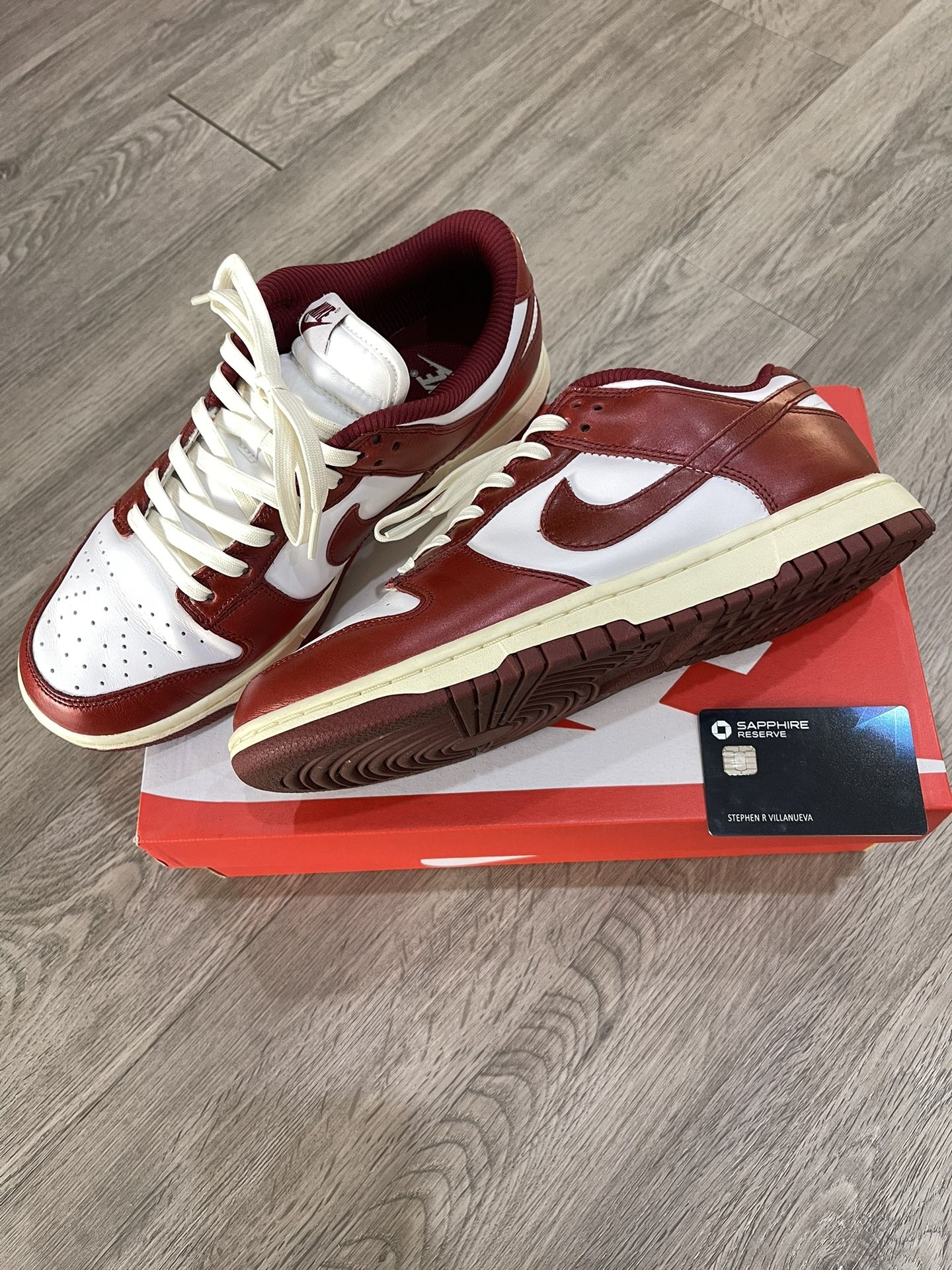 Nike Dunk Low: Vintage Red 