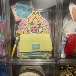 Alice In Wonderland Loungefly Backpack & Wallet Set 