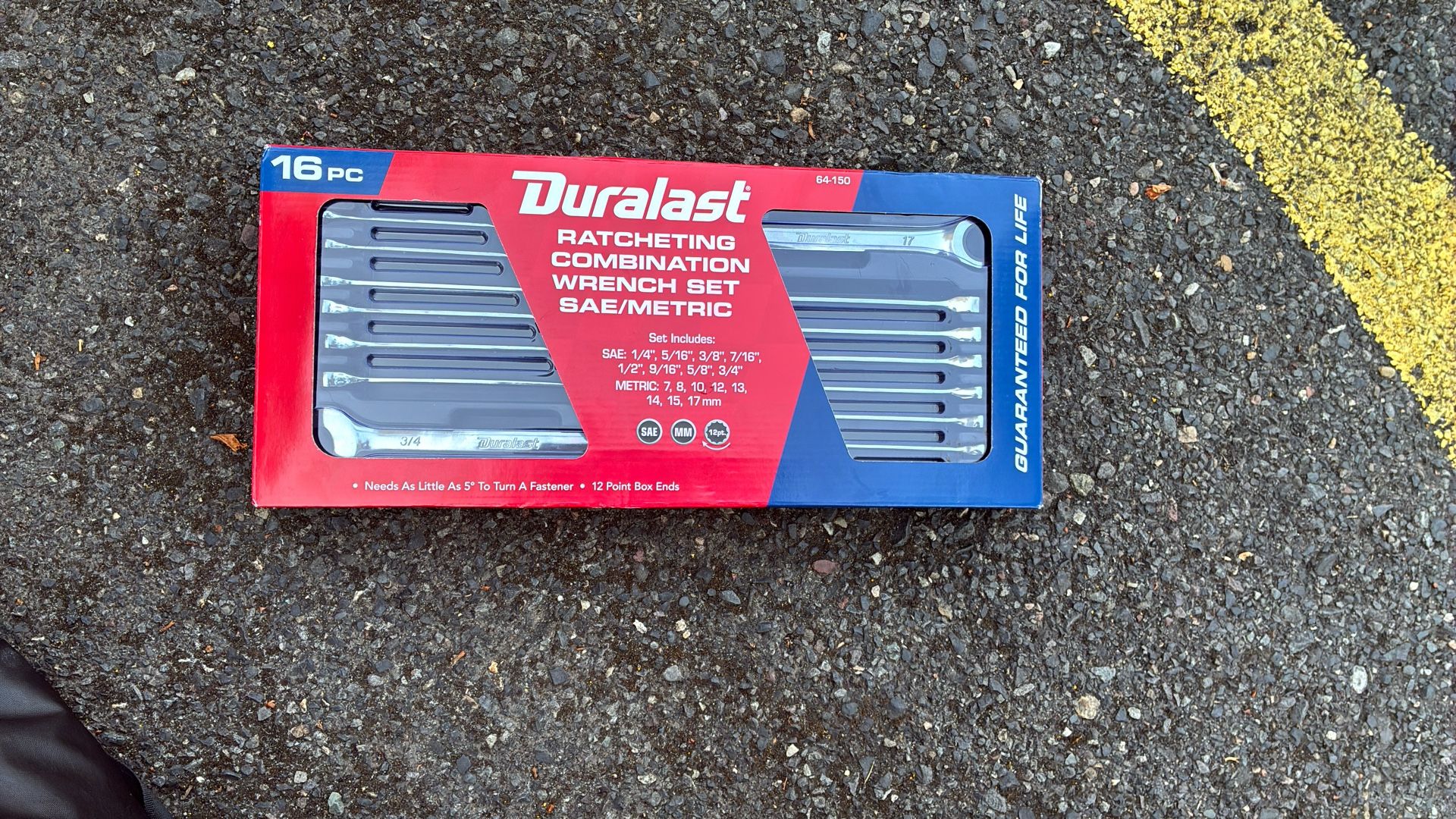 Duralast Ratcheting combination wrench set