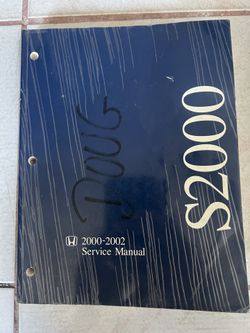 S2000 Full Repair manual