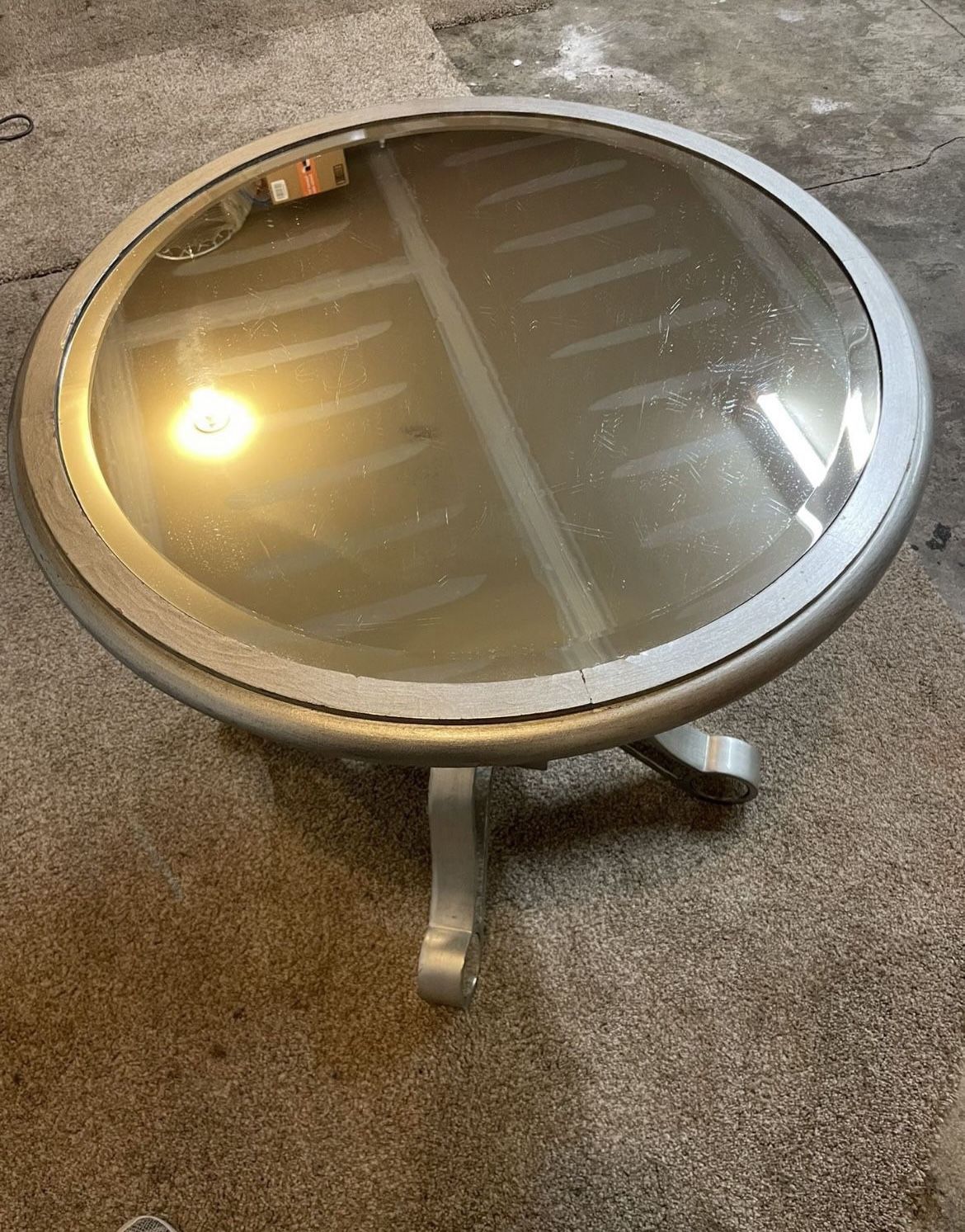Mirror Side Table