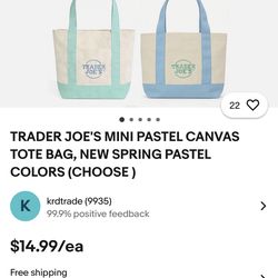 Trader Joes Mini Pastel Canvas