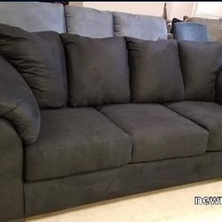 Darcy Black Sofa {Same Day Delivery, In Stock}