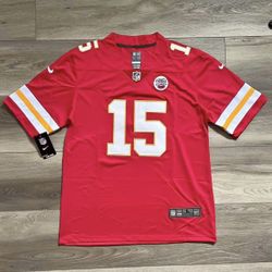 KC Chiefs Patrick Mahomes 15 Red Men Jersey