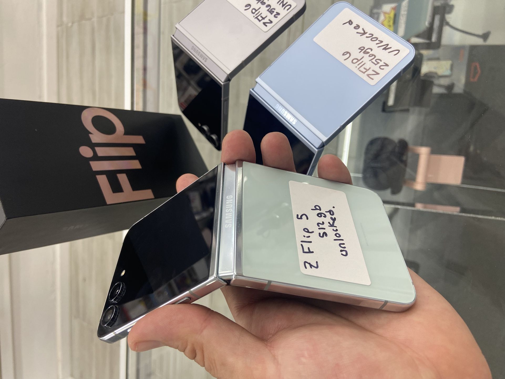 Z Flip 4, 5, 6 Unlocked. Cash Or $50 Down W Approval