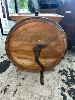 Vintage collectibles butter churn