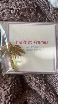 Magnet Frames with attached Turtle or Palm tree