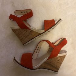 Verona Suede Wedge Sandals
