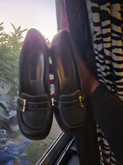 Leather Buckle Mary Janes
