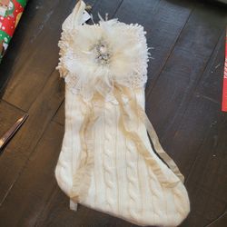 *NEW*  Frilly Christmas Stocking