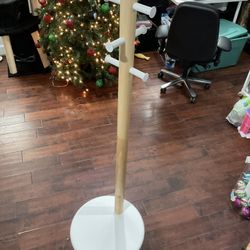 Pillar Stool and Coatrack - Umbra