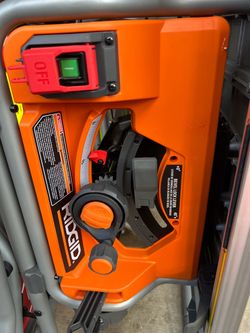 RIDGID 15 Amp 10 in. Portable Corded Pro Jobsite Table Saw with Stand