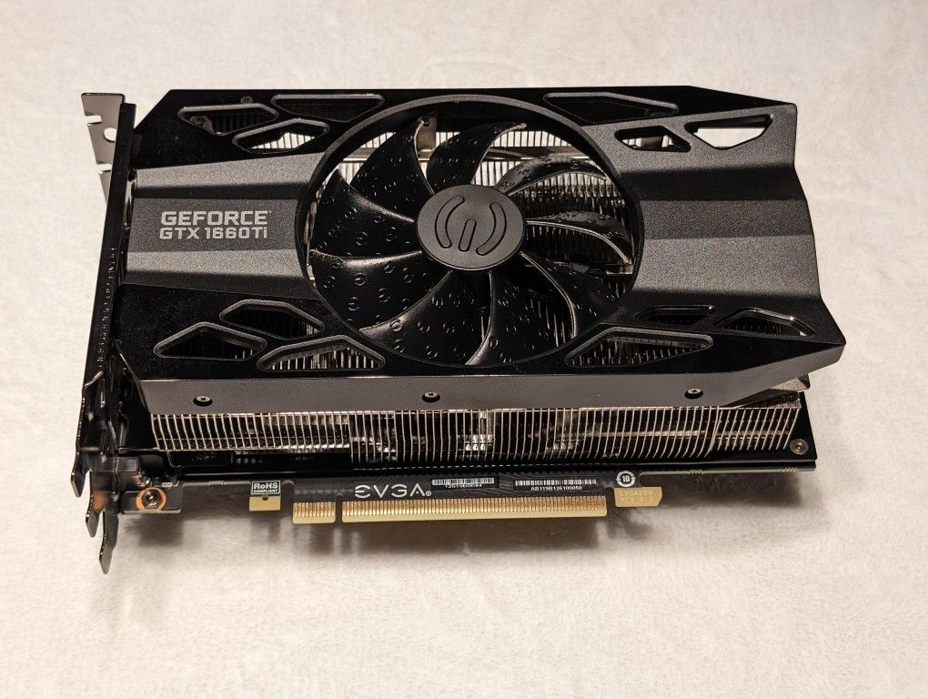EVGA GEFORCE GTX 1660TI XC 6GB DDR6 Graphics Card P/N 06G-P4-1261-KR