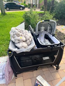 Baby Pack ’n Play with Bassinet & Changing Station – Foldable