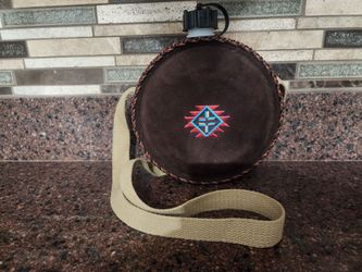 Leather covered canteen