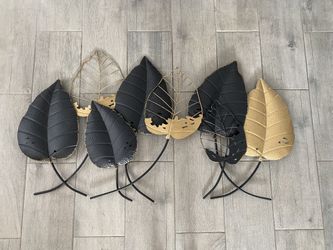 Metal Leaves Wall Decor 