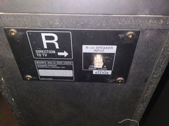 Sony SAVA-D900R Right Channel Speaker system