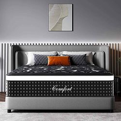 [New] 12" Queen Hybrid 7 Zone Cooling Mattress