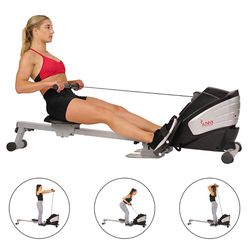 Dual Function Magnetic Rowing Machine