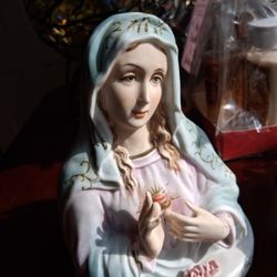 Vintage Mother Mary Statue