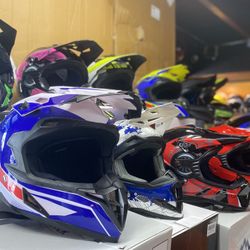 Helmet New Dirt Bike Off Road Dot Motorcycle Helmets & More $80+