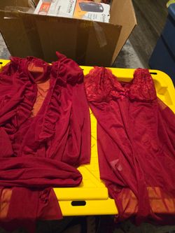 Red Lace Babydoll Lingerie