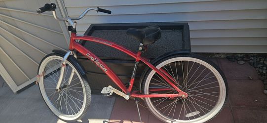 LaJolla Street Cruiser Bike Red Bicycle Needs Work