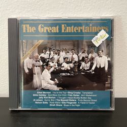 The Great Entertainers CD Album Bing Crosby Billie Holiday Fitzgerald Jazz 1998