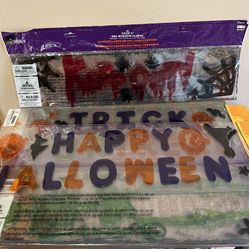 Halloween Gel Window Clings Lot Of 6!