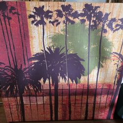 Palm Tree Canvas Picture 