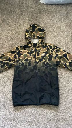 Adidas camo print wind breaker