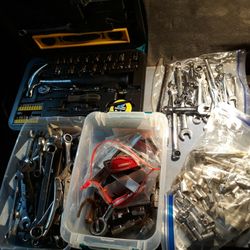Tools Wrenches And Sockets Lots Of Extras