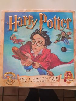 Harry Potter 2001 Calendar like-new