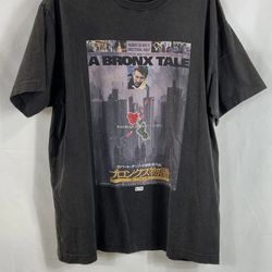 Kith x A Bronx Tale Japanese Poster Vintage Tee in Black Size xL