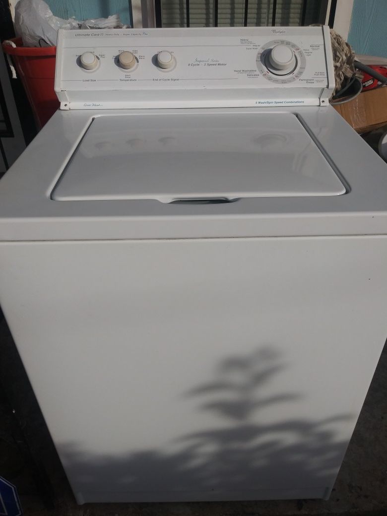 Whirlpool Washer Imperial Series