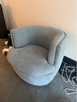west elm swivel chair