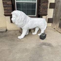 Lion statue