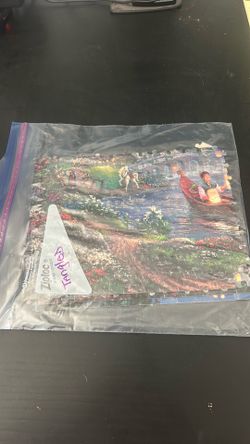 Disney tangled kinkade puzzle