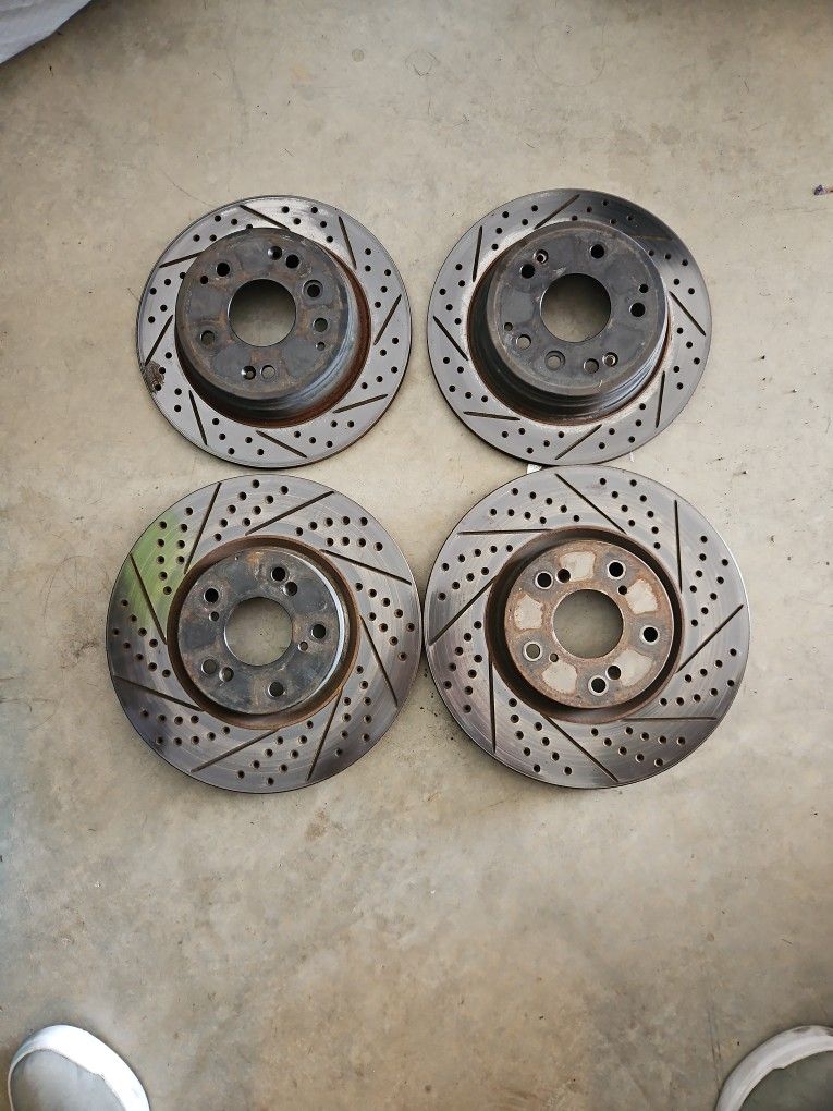07-08 Type S Used Crossed Drilled Rotors